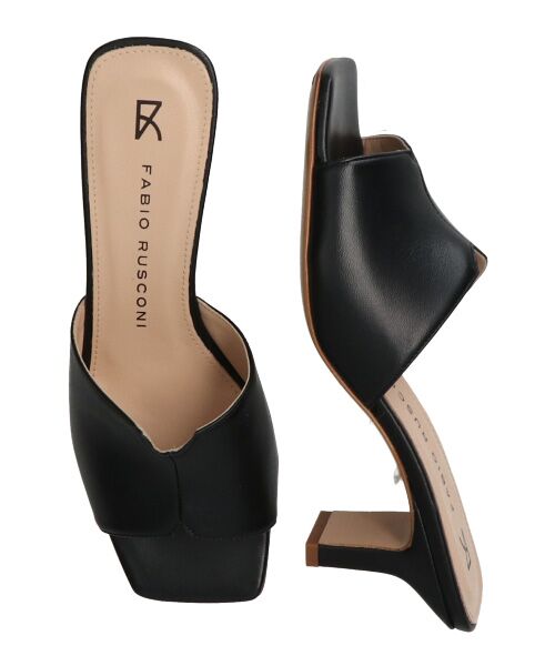 INTER-CHAUSSURES / インター ショシュール サンダル | 【FABIO RUSCONI】スクエアトウセンターシームミュール-(F2304F) | 詳細7