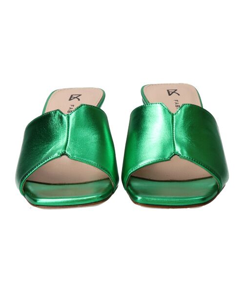 INTER-CHAUSSURES / インター ショシュール サンダル | 【FABIO RUSCONI】スクエアトウセンターシームミュール-(F2304F) | 詳細8