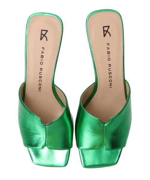 INTER-CHAUSSURES / インター ショシュール サンダル | 【FABIO RUSCONI】スクエアトウセンターシームミュール-(F2304F) | 詳細13