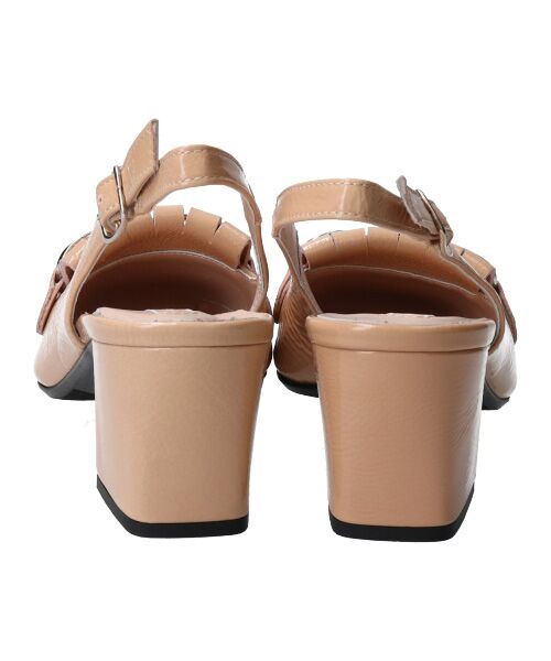 INTER-CHAUSSURES / インター ショシュール パンプス | 【INTER-CHAUSSURES】チェーンキルトバックバンドパンプス-(I1300N) | 詳細14