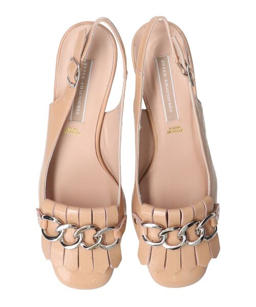 INTER-CHAUSSURES / インター ショシュール パンプス | 【INTER-CHAUSSURES】チェーンキルトバックバンドパンプス-(I1300N) | 詳細15