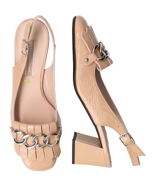INTER-CHAUSSURES / インター ショシュール パンプス | 【INTER-CHAUSSURES】チェーンキルトバックバンドパンプス-(I1300N) | 詳細17