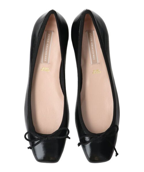 INTER-CHAUSSURES / インター ショシュール フラットシューズ | 【INTER-CHAUSSURES】リボン付きスクエアフラットパンプス-(I1500N) | 詳細6