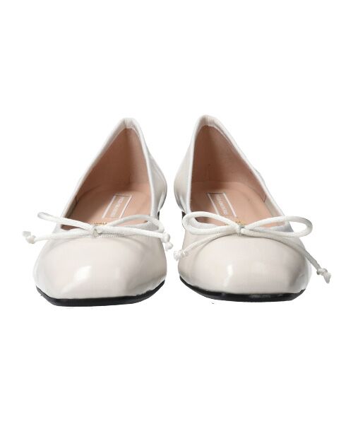 INTER-CHAUSSURES / インター ショシュール フラットシューズ | 【INTER-CHAUSSURES】リボン付きスクエアフラットパンプス-(I1500N) | 詳細11