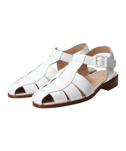 INTER-CHAUSSURES / インター ショシュール サンダル | 【Luca Grossi】ラウンドトウレザーグルカサンダル-(L2200L) | 詳細2