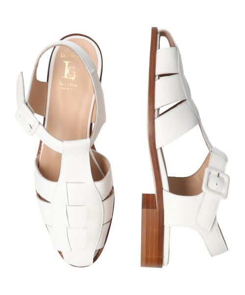 INTER-CHAUSSURES / インター ショシュール サンダル | 【Luca Grossi】ラウンドトウレザーグルカサンダル-(L2200L) | 詳細8