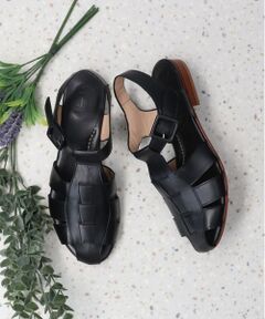 INTER-CHAUSSURES / インター ショシュール サンダル | 【Luca Grossi】ラウンドトウグルカレザーサンダル-(L2201L)