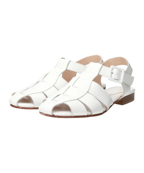 INTER-CHAUSSURES / インター ショシュール サンダル | 【Luca Grossi】ラウンドトウグルカレザーサンダル-(L2201L) | 詳細10