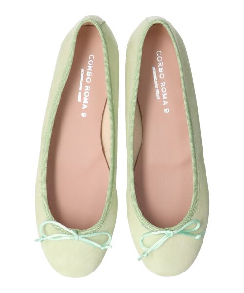 INTER-CHAUSSURES / インター ショシュール バレエシューズ | 【CORSO ROMA、 9】ラウンドトウソフトバレエシューズ-(W1500W) | 詳細6