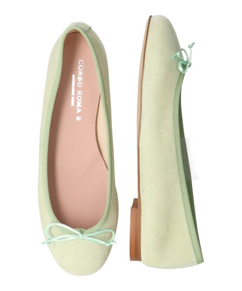 INTER-CHAUSSURES / インター ショシュール バレエシューズ | 【CORSO ROMA、 9】ラウンドトウソフトバレエシューズ-(W1500W) | 詳細8