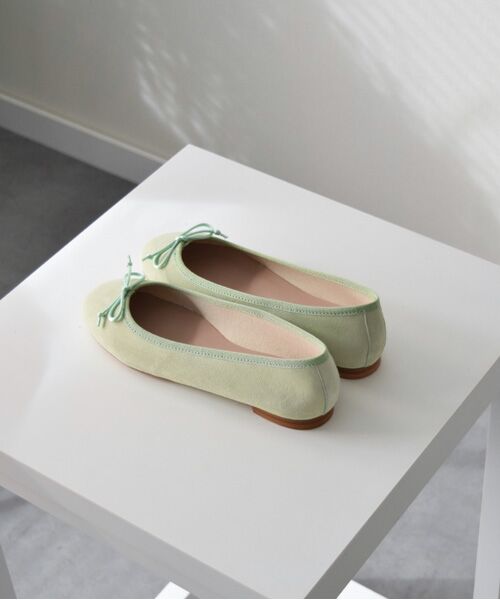 INTER-CHAUSSURES / インター ショシュール バレエシューズ | 【CORSO ROMA、 9】ラウンドトウソフトバレエシューズ-(W1500W) | 詳細9