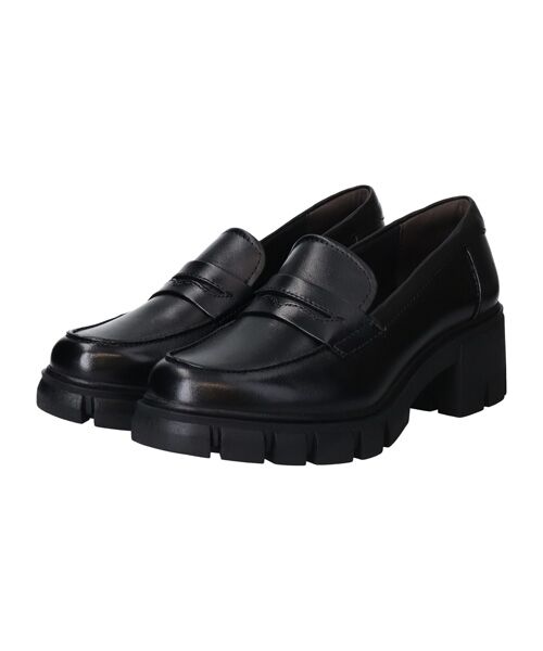 INTER-CHAUSSURES / インター ショシュール ビジネス・ドレスシューズ | 【TAMARIS】ヒールアップコインローファー | 詳細1