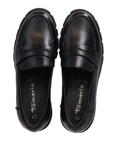 INTER-CHAUSSURES / インター ショシュール ビジネス・ドレスシューズ | 【TAMARIS】ヒールアップコインローファー | 詳細4