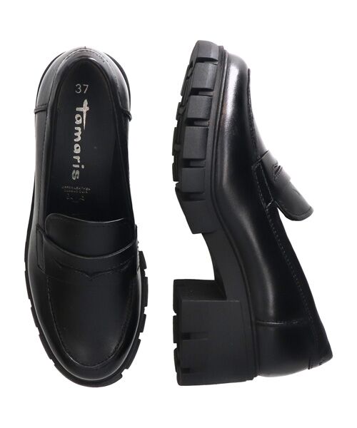 INTER-CHAUSSURES / インター ショシュール ビジネス・ドレスシューズ | 【TAMARIS】ヒールアップコインローファー | 詳細5