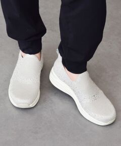 INTER-CHAUSSURES / インター ショシュール スニーカー | 【TAMARIS】ラインストーンスリッポンスニーカー