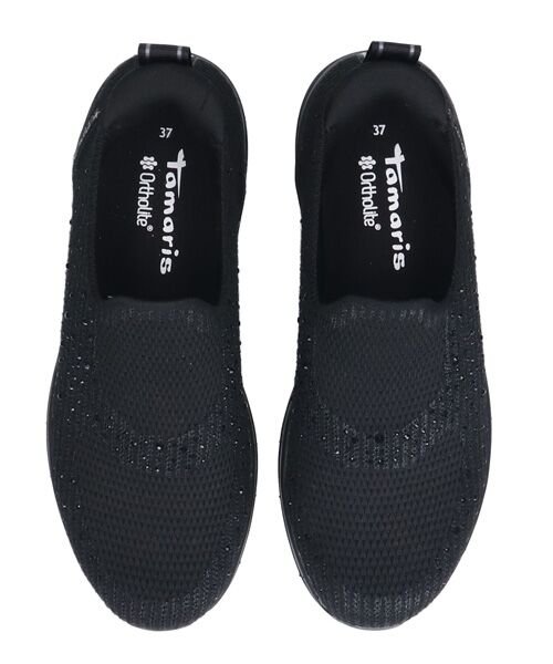 INTER-CHAUSSURES / インター ショシュール スニーカー | 【TAMARIS】ラインストーンスリッポンスニーカー | 詳細5