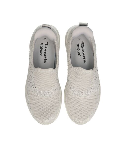 INTER-CHAUSSURES / インター ショシュール スニーカー | 【TAMARIS】ラインストーンスリッポンスニーカー | 詳細14