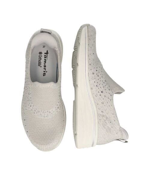 INTER-CHAUSSURES / インター ショシュール スニーカー | 【TAMARIS】ラインストーンスリッポンスニーカー | 詳細15