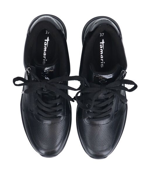 INTER-CHAUSSURES / インター ショシュール スニーカー | 【TAMARIS】ファスナー付き5cmヒールスニーカー | 詳細5