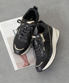 INTER-CHAUSSURES / インター ショシュール スニーカー | 【TAMARIS】サイドジップヒールアップスニーカー