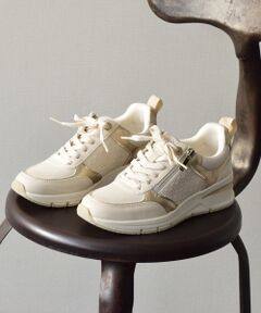 INTER-CHAUSSURES / インター ショシュール スニーカー | 【TAMARIS】サイドジップ5cmヒールスニーカー