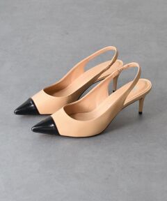 INTER-CHAUSSURES / インター ショシュール パンプス | 【CARRANO】バイカラーバックストラップパンプス