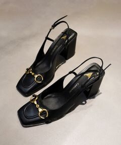 INTER-CHAUSSURES / インター ショシュール パンプス | 【CARRANO】ホースビットバックストラップパンプス