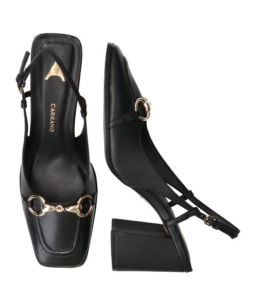 INTER-CHAUSSURES / インター ショシュール パンプス | 【CARRANO】ホースビットバックストラップパンプス | 詳細7
