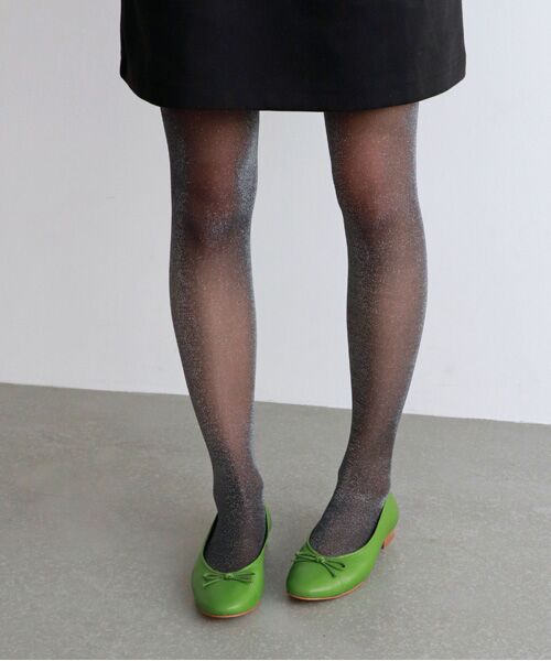 INTER-CHAUSSURES/インター ショシュール 【CARRANO】バレエシューズ グリーン 35