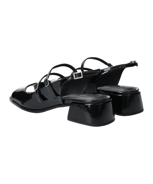 INTER-CHAUSSURES / インター ショシュール サンダル | 【CARRANO】ダブルストラップヒールサンダル | 詳細3