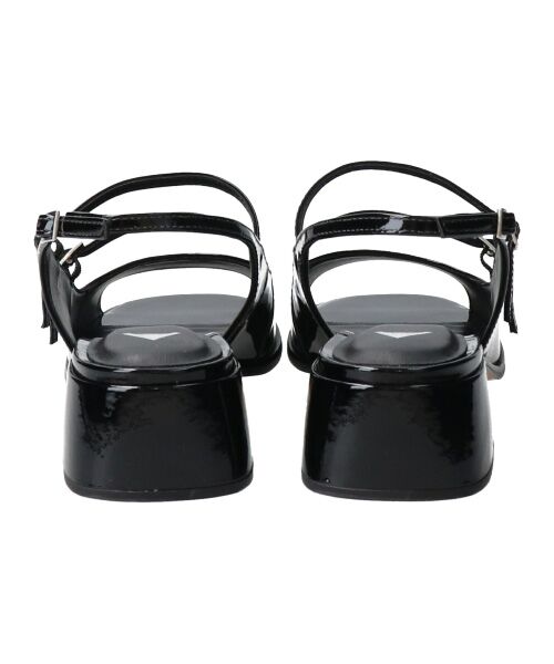 INTER-CHAUSSURES / インター ショシュール サンダル | 【CARRANO】ダブルストラップヒールサンダル | 詳細4