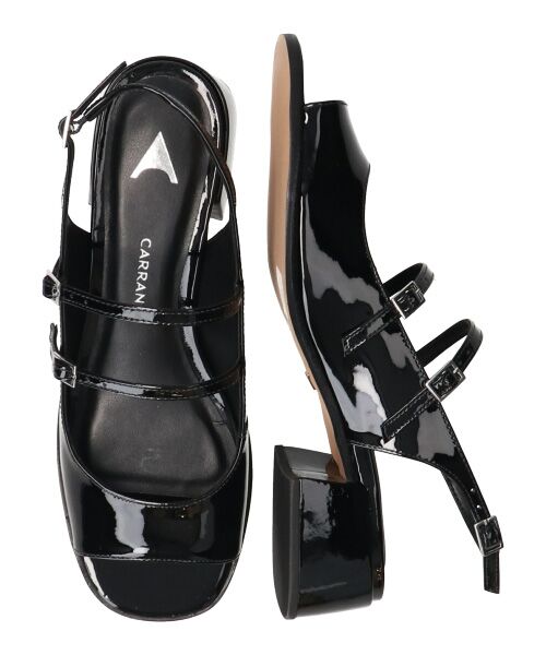 INTER-CHAUSSURES / インター ショシュール サンダル | 【CARRANO】ダブルストラップヒールサンダル | 詳細7