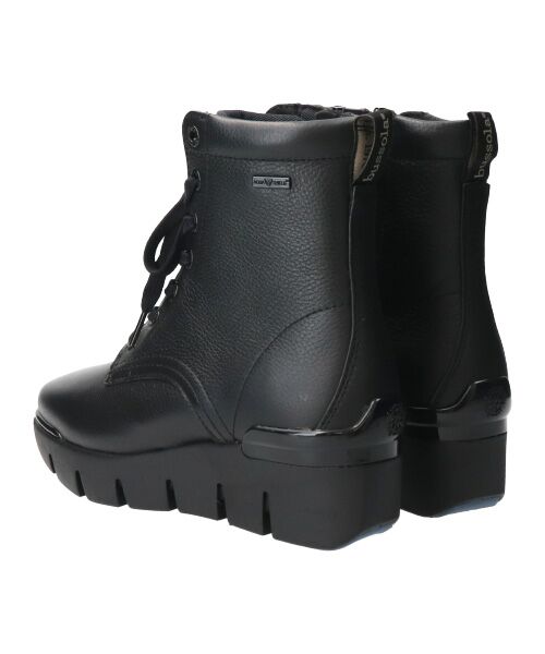 INTER-CHAUSSURES / インター ショシュール レインシューズ | 【bussola】晴雨兼用レースアップレザーショートブーツ | 詳細3