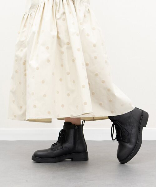 INTER-CHAUSSURES / インター ショシュール レインシューズ | 【bussola】晴雨兼用レースアップショートブーツ | 詳細12