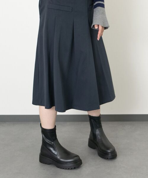 INTER-CHAUSSURES / インター ショシュール レインシューズ | 【bussola】晴雨兼用ストレッチショートブーツ | 詳細8