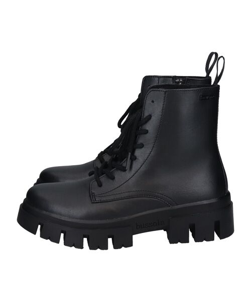 INTER-CHAUSSURES / インター ショシュール レインシューズ | 【bussola】晴雨兼用厚底レースアップショートブーツ | 詳細1