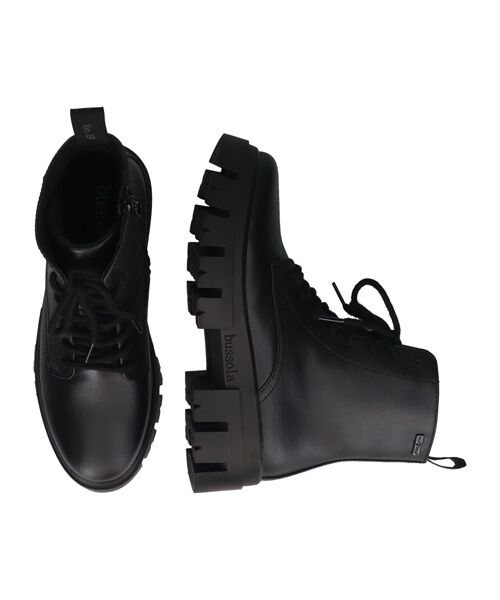 INTER-CHAUSSURES / インター ショシュール レインシューズ | 【bussola】晴雨兼用厚底レースアップショートブーツ | 詳細7