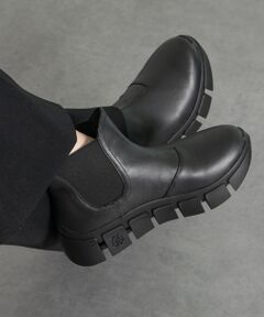 INTER-CHAUSSURES / インター ショシュール レインシューズ | 【bussola】晴雨兼用厚底サイドゴアショートブーツ