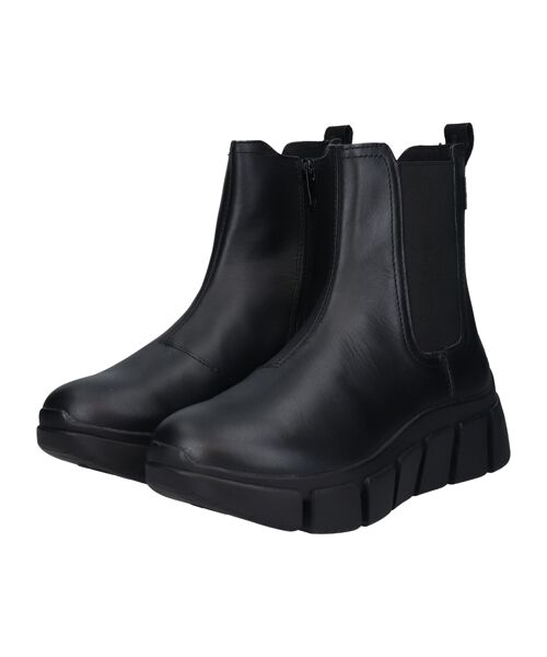 INTER-CHAUSSURES / インター ショシュール レインシューズ | 【bussola】晴雨兼用厚底インサイドジップショートブーツ | 詳細1