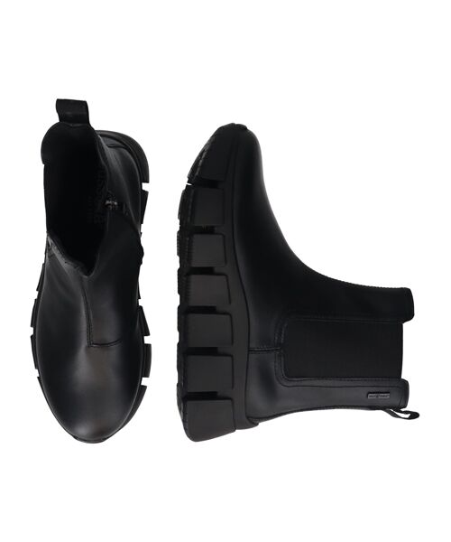 INTER-CHAUSSURES / インター ショシュール レインシューズ | 【bussola】晴雨兼用厚底インサイドジップショートブーツ | 詳細8