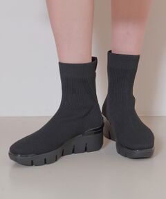 INTER-CHAUSSURES / インター ショシュール ブーツ（ショート丈） | 【bussola】アイスグリップソールニットショートブーツ