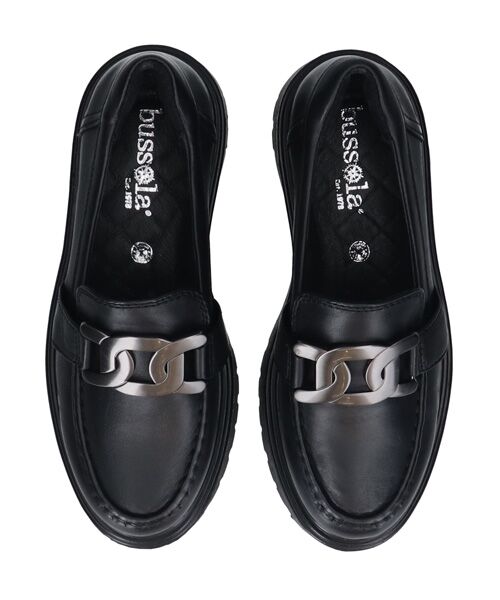 INTER-CHAUSSURES / インター ショシュール ビジネス・ドレスシューズ | 【bussola】撥水ボリュームソールローファー | 詳細5