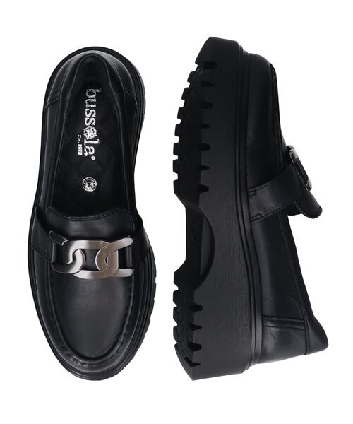 INTER-CHAUSSURES / インター ショシュール ビジネス・ドレスシューズ | 【bussola】撥水ボリュームソールローファー | 詳細6