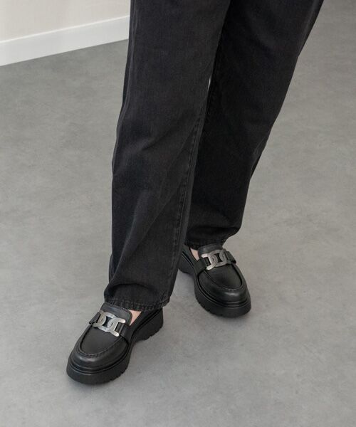 INTER-CHAUSSURES / インター ショシュール ビジネス・ドレスシューズ | 【bussola】撥水ボリュームソールローファー | 詳細8