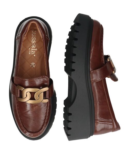 INTER-CHAUSSURES / インター ショシュール ビジネス・ドレスシューズ | 【bussola】撥水ボリュームソールローファー | 詳細24