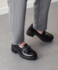 INTER-CHAUSSURES / インター ショシュール ビジネス・ドレスシューズ | 【bussola】撥水ヒールアップビットローファー