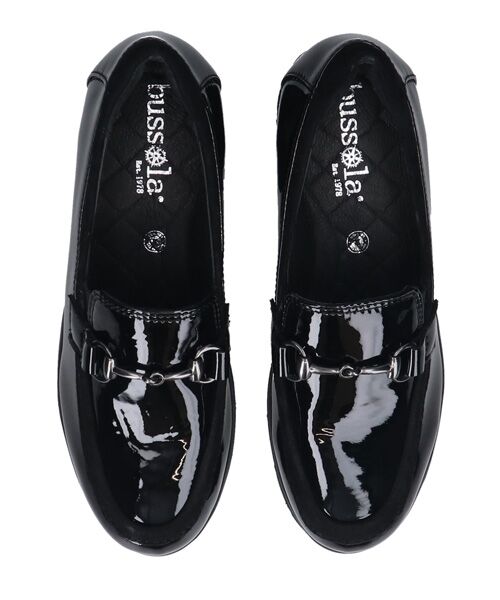 INTER-CHAUSSURES / インター ショシュール ビジネス・ドレスシューズ | 【bussola】撥水ヒールアップビットローファー | 詳細5