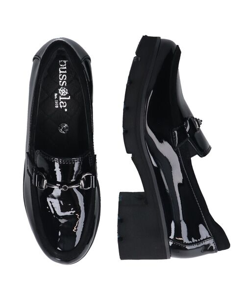 INTER-CHAUSSURES / インター ショシュール ビジネス・ドレスシューズ | 【bussola】撥水ヒールアップビットローファー | 詳細6