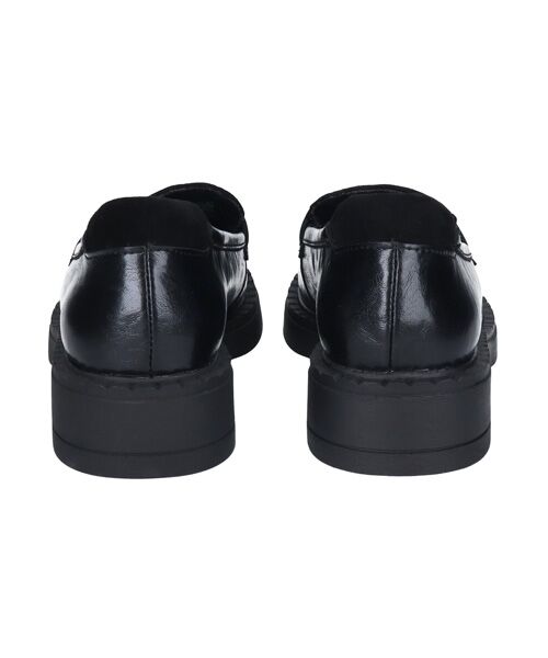 INTER-CHAUSSURES / インター ショシュール ビジネス・ドレスシューズ | 【bussola】撥水素材コンビローファー | 詳細4