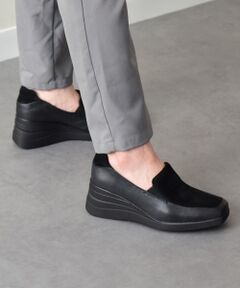 INTER-CHAUSSURES / インター ショシュール ビジネス・ドレスシューズ | 【bussola】撥水ウェッジヒールシューズ
